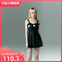 Breezeholiday Connected Swimsuit Woman Conservatively Close Students Reserved Bubble Hot Spring Swimsuit