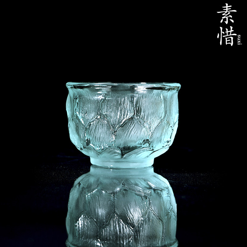 Sopi Tianqing colored glaze frozen-fired pure handmade single cup high-grade kung fu Jade Tea Cup Master Cup Cup