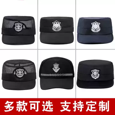 New security cap summer men's flat top training cap cap cap cap black special service casual hat combat hat Universal