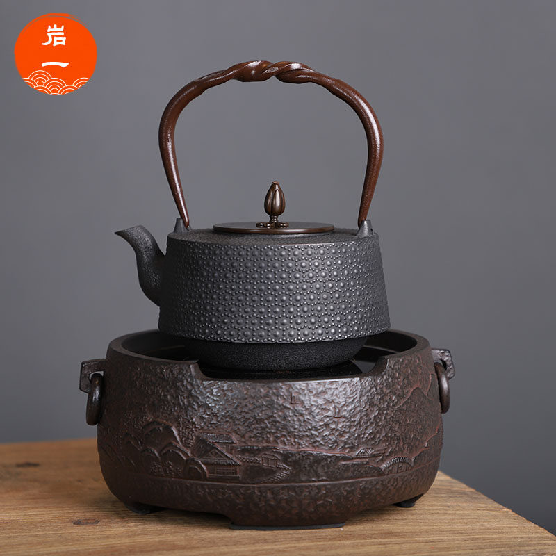 Electric pottery houseboiler cooking furnace silver kettle boiler tea cooking equipment old rock mud series electric light wave oven