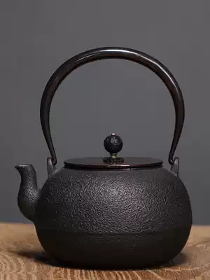 Yanyi Japanese cast iron pot Black crystal stove Tea pot Tea kettle Southern imported pot fork special handmade iron pot