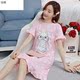 Đơn giản mùa xuân và mùa thu đồ ngủ trăm ngủ váy cô gái tắm jumpsuit mỏng chương trình mẹ và bìa mùa xuân con gái mùa hè chút chất béo.