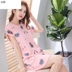 quần áo ngắn tay Liman Moday chúa ngủ váy mỏng mùa xuân hè phố Hàn Quốc phiên bản của womens pajama mùa nhà cô gái. 