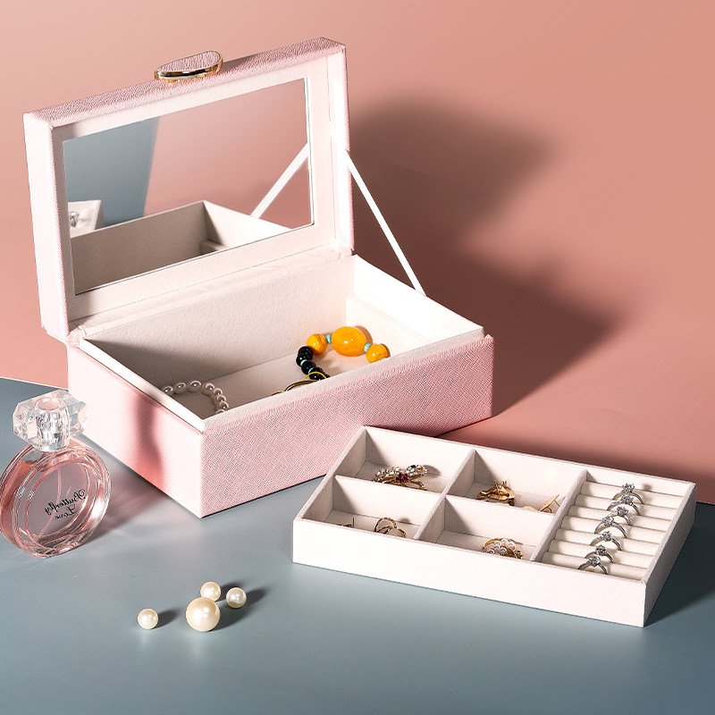 Fangwuji Korean Princess Hand Jewelry Storage Box Earrings Necklace Ring Jewelry Box Storage Box European Style