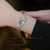 Цепь, небольшой дизайнерский браслет, брендовое креативное ювелирное украшение, европейский стиль