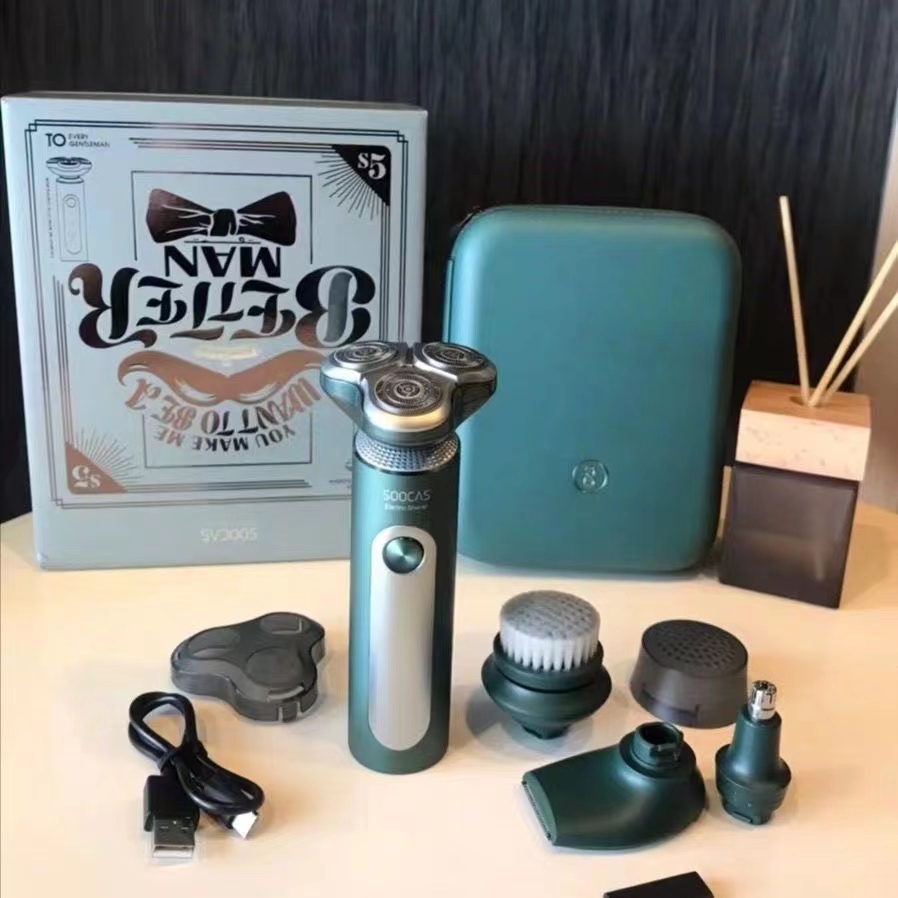 Vegan electric shaved hob men's multifunctional shave knife rechargeable boyfriend Xiaomi portable gift box fit S5