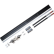 New trackless ghost door hardware accessories bathroom ghost door invisible track sliding door special hanging pulley buffer