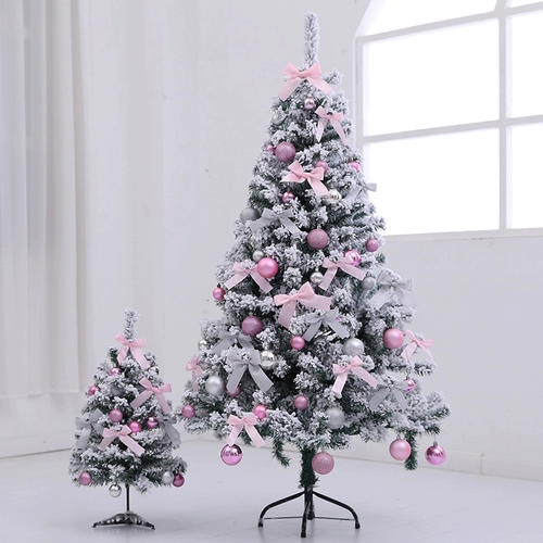 Рождественская бархатная рождественская елка розовая серия Constellata Tree Home Swing Swing сцены 1,5 м в упаковке