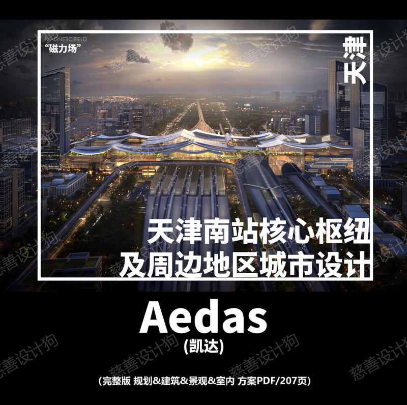 Aedas Tianjin South Station Core Hub and Surrounding Area Planning Plan (Complete Pdf/207 Pages)