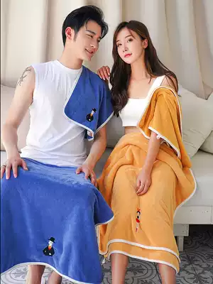 Bath towel, towel, household towel, pure cotton, cotton, water absorption, quick-drying, no hair loss, towel, female couple, adult, extra-large, thickened