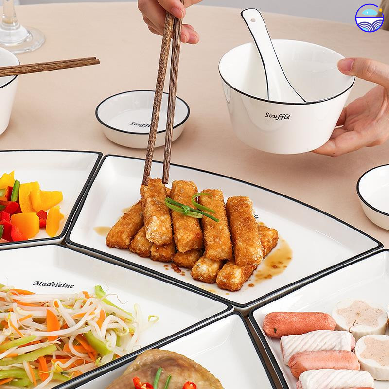Small platter good - & zero for web celebrity home creative ceramic dishes reunion dinner plate