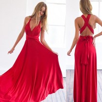 Sexy Long DreSS BriDeSMaiD ForMaL MuLti Way Wrap ConvertiBLe