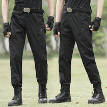  Tactical pants Black training pants camouflage pants Male special forces wear-resistant and breathable labor protection overalls security pants