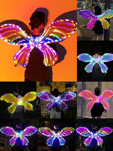 Надувной мигающий дорожный воздушный шар с бабочкой, популярно в интернете, оптовые продажи