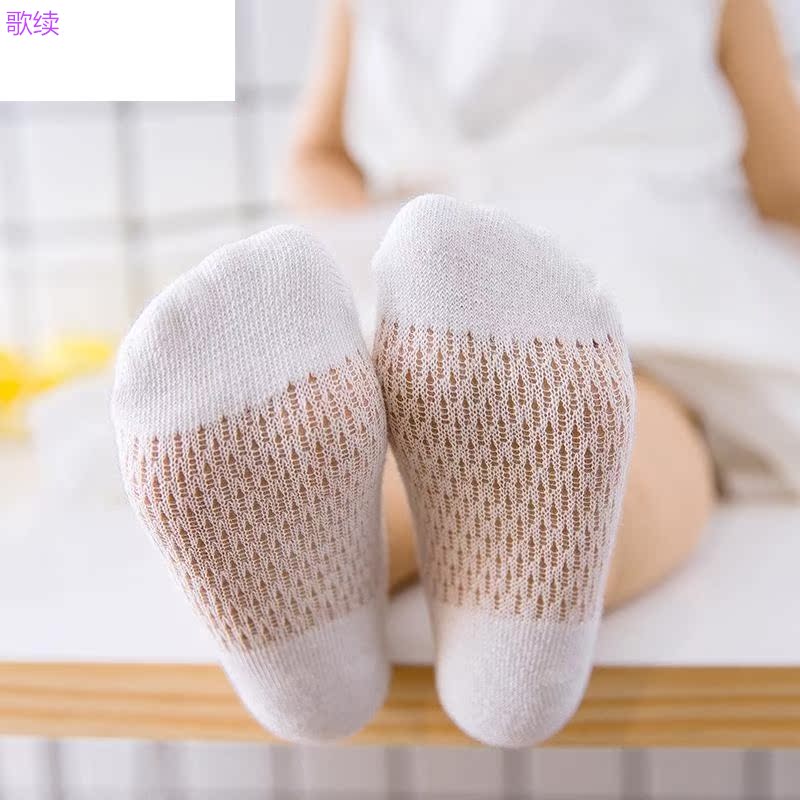 Childrens Socks bông chàng trai 2-3-5-7-10 tuổi thuyền vớ mùa xuân rơi chàng trai vớ mỏng vớ em bé bông.