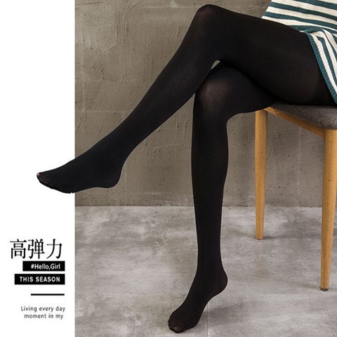 phụ nữ Stocking đáy một anti-móc mùa xuân và mùa thu dài thịt màu mùa xuân dày chân mỏng pantyhose đen hơi dày.