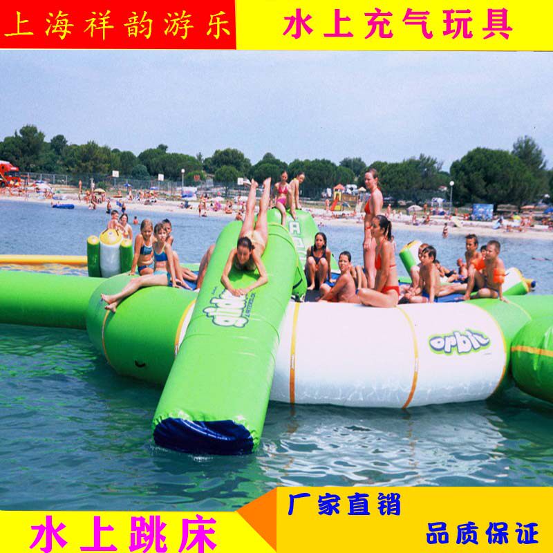 Fun Inflatable Water Jumping Bed one million Marine Ball Toy Wind Fire Wheel Walking Ball Triangle Slide Amusement Park Manufacturer