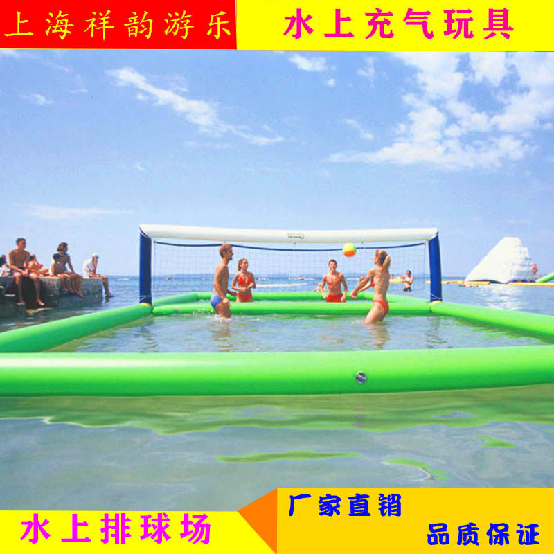 Water Inflatable Volleyball Court Treadmill Large Slide Ladder Large Mobile Water Park Equipment Water Wind Fire Wheel Iceberg