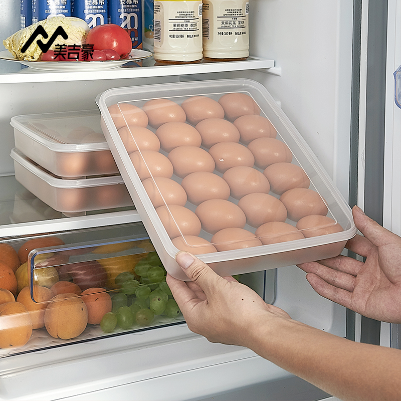 Fridge with an egg-placed containing box Drawer Egg egg box Shelf Divine Instrumental Egg Box Special Preservation Box