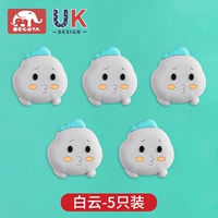 Мультипликационная дверная пост [5 Установка белых облаков]