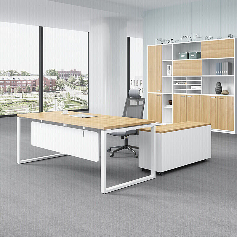 Ge's wood Boss Table Desk Chair Portfolio Brief About Modern Office Furniture Fashion Atmosphere Grand Bandstand Supervisor Table-Taobao