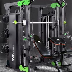 Junxia JX-DS935 Smith Machine Fitness Equipment Multifunctional For Home Gantry Equipment Squat Rack Comprehensive Training
