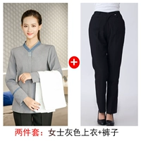 Серый топ+брюки