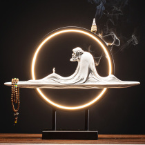 Shou Tao people new Chinese Zen Dharma Buddha statue ornaments home living room porch office desktop decoration