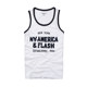 American Coast AF vest men's summer sports pure cotton slim round neck trendy brandy youth sleeveless t-shirt fitness clothes