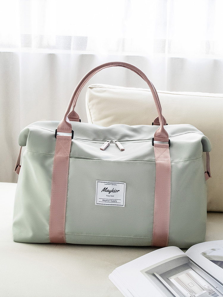 Travel Bag for Women, Large Capacity, Lightweight, Waterproof Luggage Bag, Short-Distance Travel, Boarding, Maternity Bag, Storage Bag