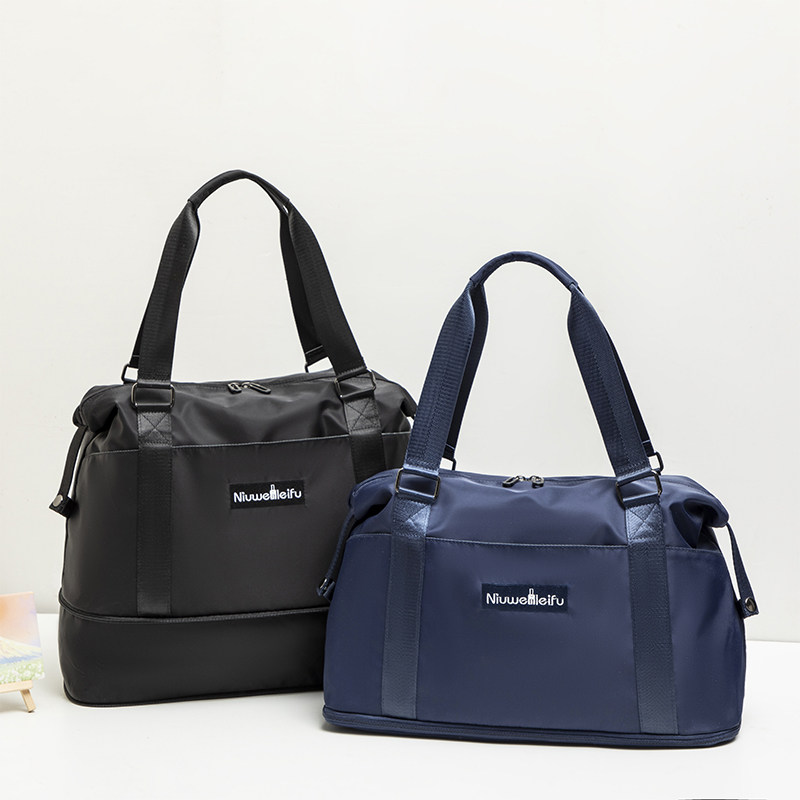 Travel Bag for Men, Large-Capacity Luggage Bag, Short-Distance Portable Travel Bag for Women, Lightweight for Going Out and Living on Campus, Can Be Used as a Trolley Case