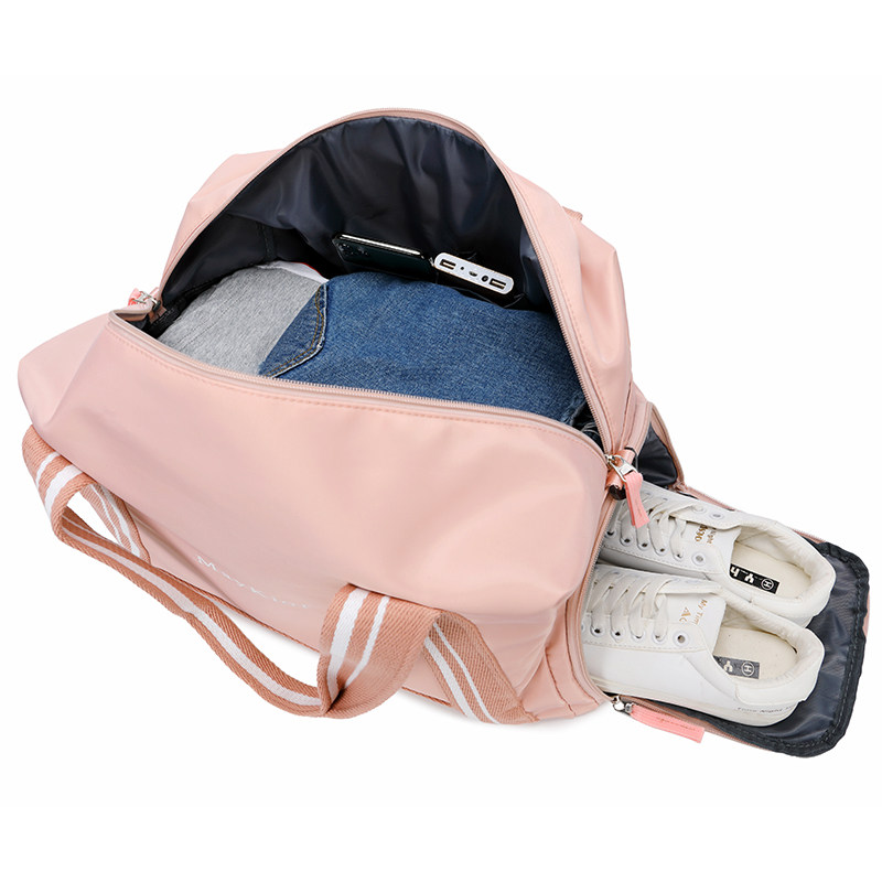 Internet Celebrity Hand Luggage Bag, Large Capacity Women's Travel Bag, Short-Distance Business Trip Lightweight Luggage Bag, Dry and Wet Separation Fitness Bag