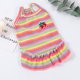 Cat Clothes Cute Cherry Suspender Skirt Spring and Summer Thin Anti-Shedding Chinchilla Ragdoll Pet Puppy Clothes