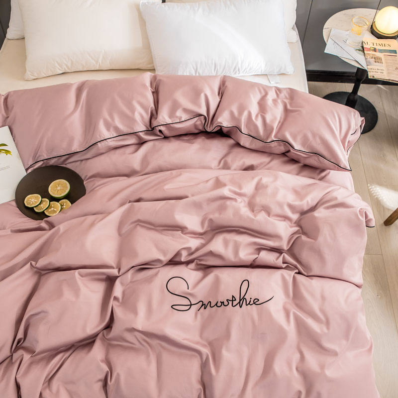 Full cotton pure color quilt cover single piece 2 2x2 4 m pure cotton quilt cover 220x240cm single double 200X230 quilt cover