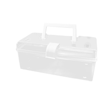 PVC anti-oxidation transparent portable large-capacity storage box dust-proof organizing box multi-functional portable jewelry box