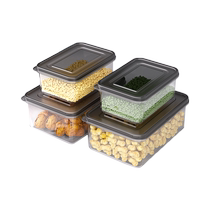 Refrigerator crisper kitchen food grade sealed box with lid food packaging plastic box vegetable and fruit storage box