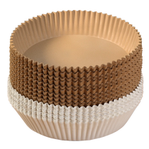 Air fryer special paper round silicone oil paper plate barbecue paper tray food pad paper oil-absorbing paper large baking household