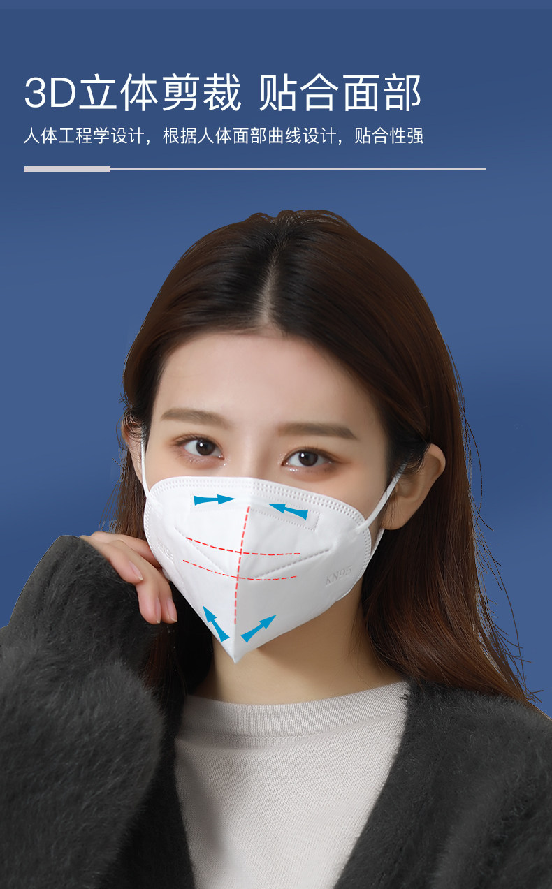 PISSA kn95口罩一次性口罩 5片 图1