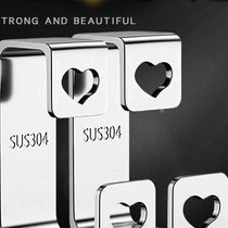 304 stainless steel hook washbasin storage shelf bathroom bathroom punch-free storage rack for washbasin hook