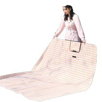 Outdoor picnic mat camping outing portable waterproof thickened moisture-proof mat lawn picnic picnic cloth spring outing mat