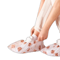 Disposable shoe covers for home use thickened indoor waterproof wear-resistant anti-slip computer room children and adults hospitality plastic foot covers