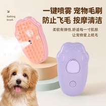Pet spray massage combing brush cat and dog combing special steam comb cat bathing and floating hair removal artifact
