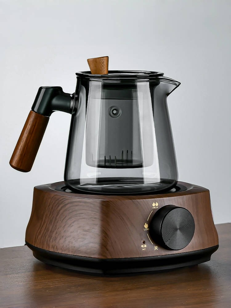 Electric Ceramic Stove Tea Maker 2025 New Model Household Glass Tea Kettle Thickened Heat-Resistant Tea Stove Office Health Pot