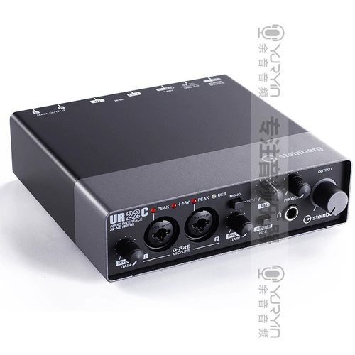 Yamaha/雅马哈 UR22C Профессиональная запись в прямом эфире Внешнее трансляция набор звуковых карт Аудио -интерфейс аудио