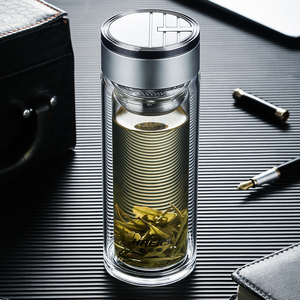 14.9元包邮 HAERS 哈尔斯 双层玻璃办公杯 300ML