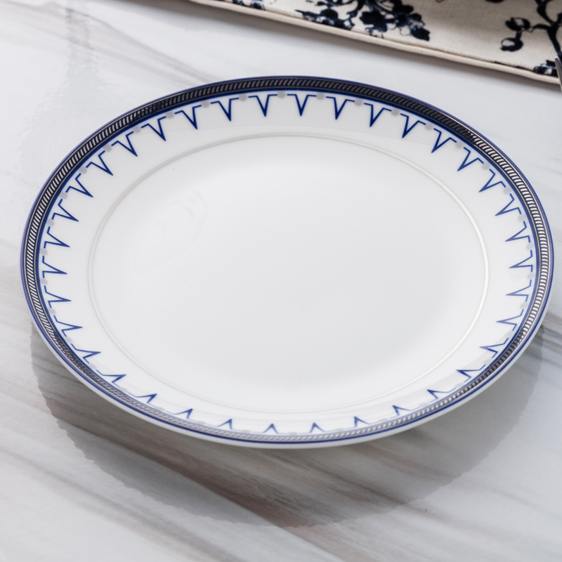 Ronda about ipads porcelain tableware continental food dish plate disc 6.5 inch steak plate household ceramics tableware JianGe