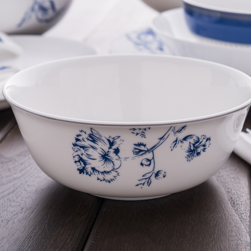 Ronda about ipads porcelain tableware expression blue 6 inch bowl two Chinese wind soup bowl rainbow such use ceramic bowls bowl