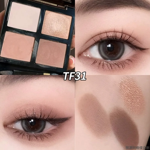 TF Eyeshadow Образец Цвета испытания 01/35/20/30/31/2025 Новый ежедневный световой макияж Земля Бесплатный испытание