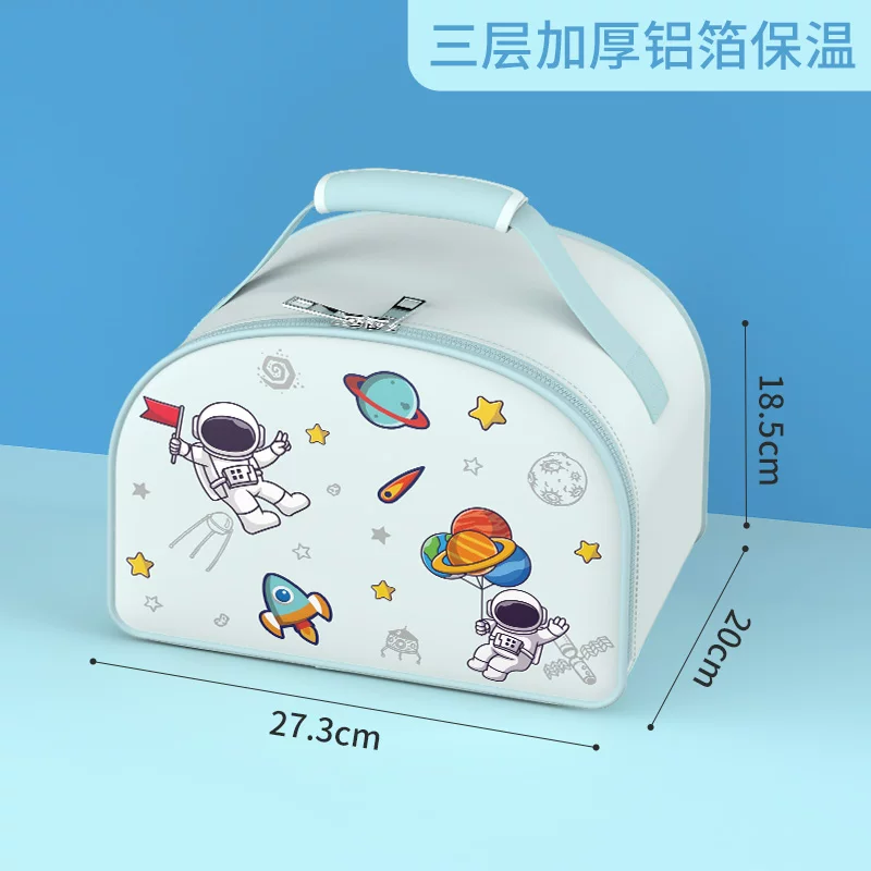 Thermos, waterproof capacious lunch box bag for students