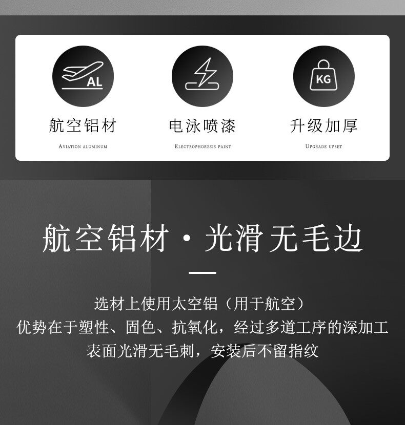 Карниз для штор 窗帘杆罗马杆固定器轨道托架打孔式大号架托配件大全支架支撑架托